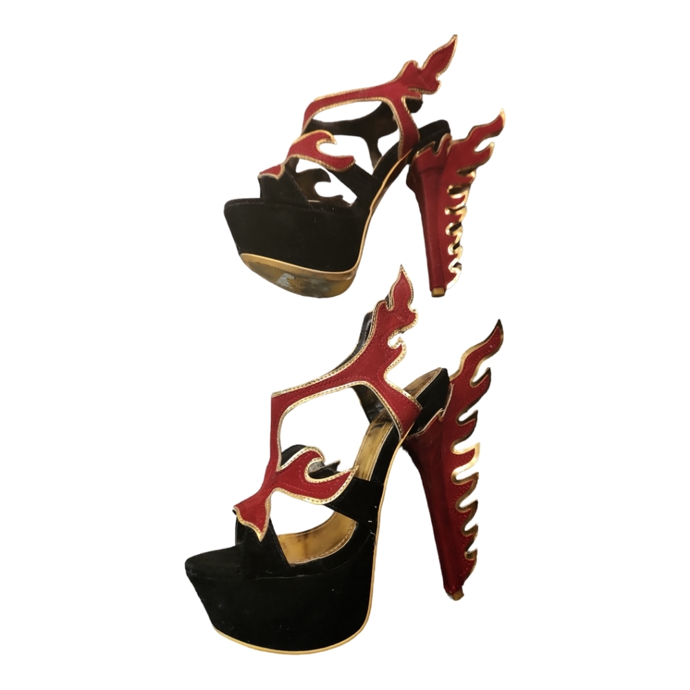 Flame Platform Shoes